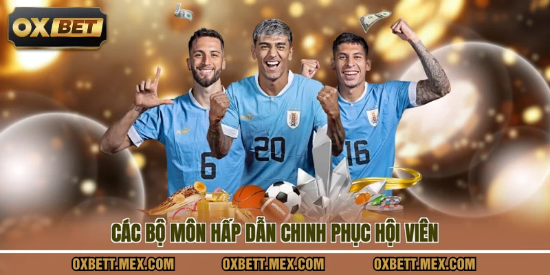 Các bộ môn hấp dẫn chinh phục hội viên